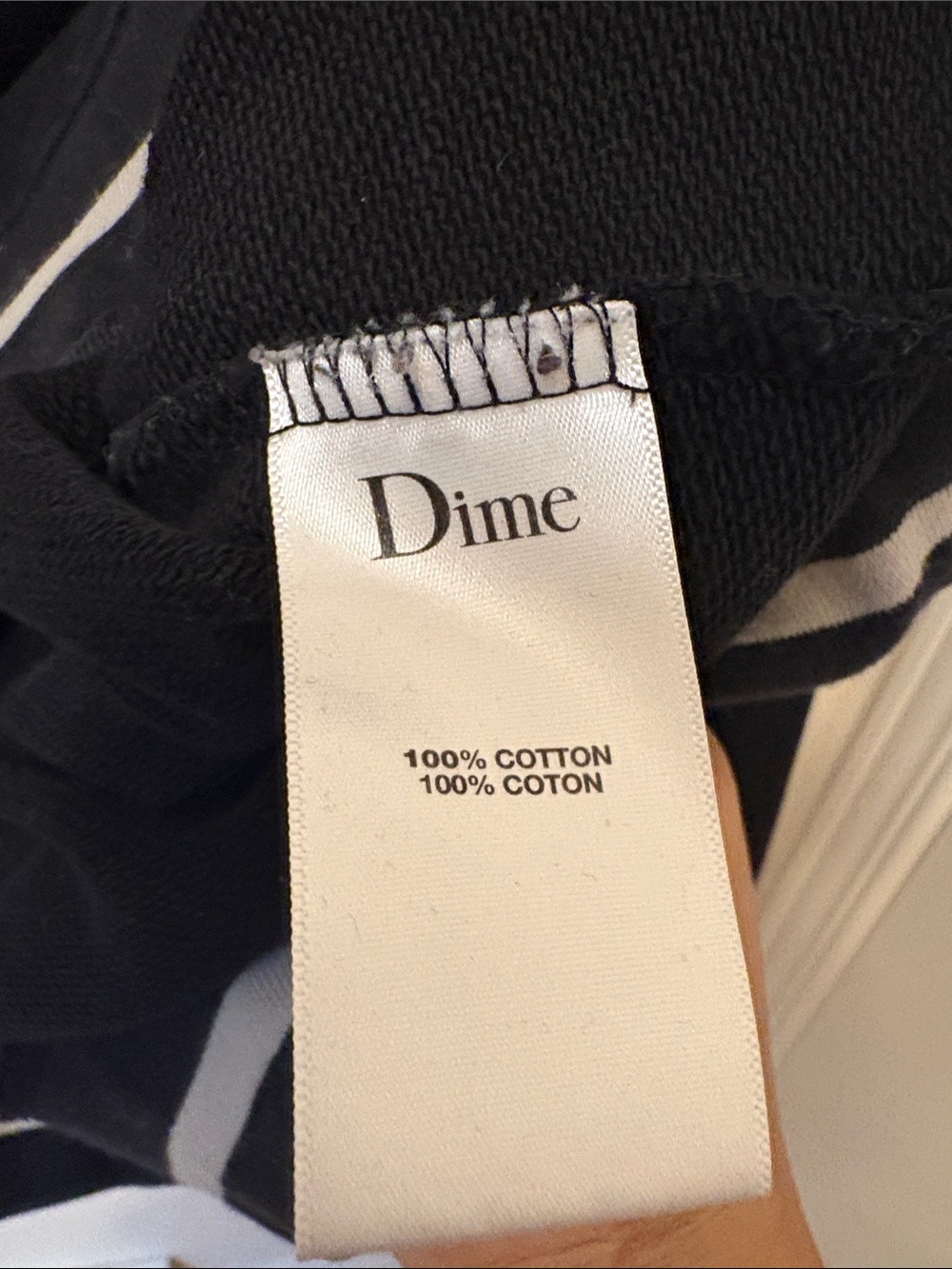 Dime Men’s Black Crew Neck Sweatshirt L - Picture 4 of 5